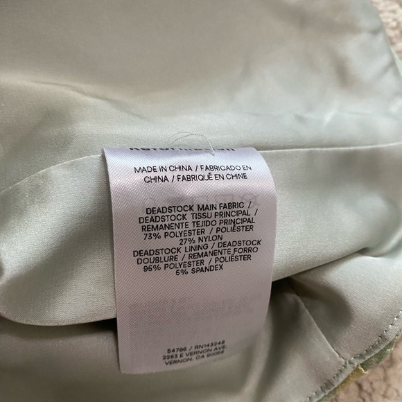 Reformation Azalea Top EUC Size 0 - Seafoam Floral - Picture 8 of 8